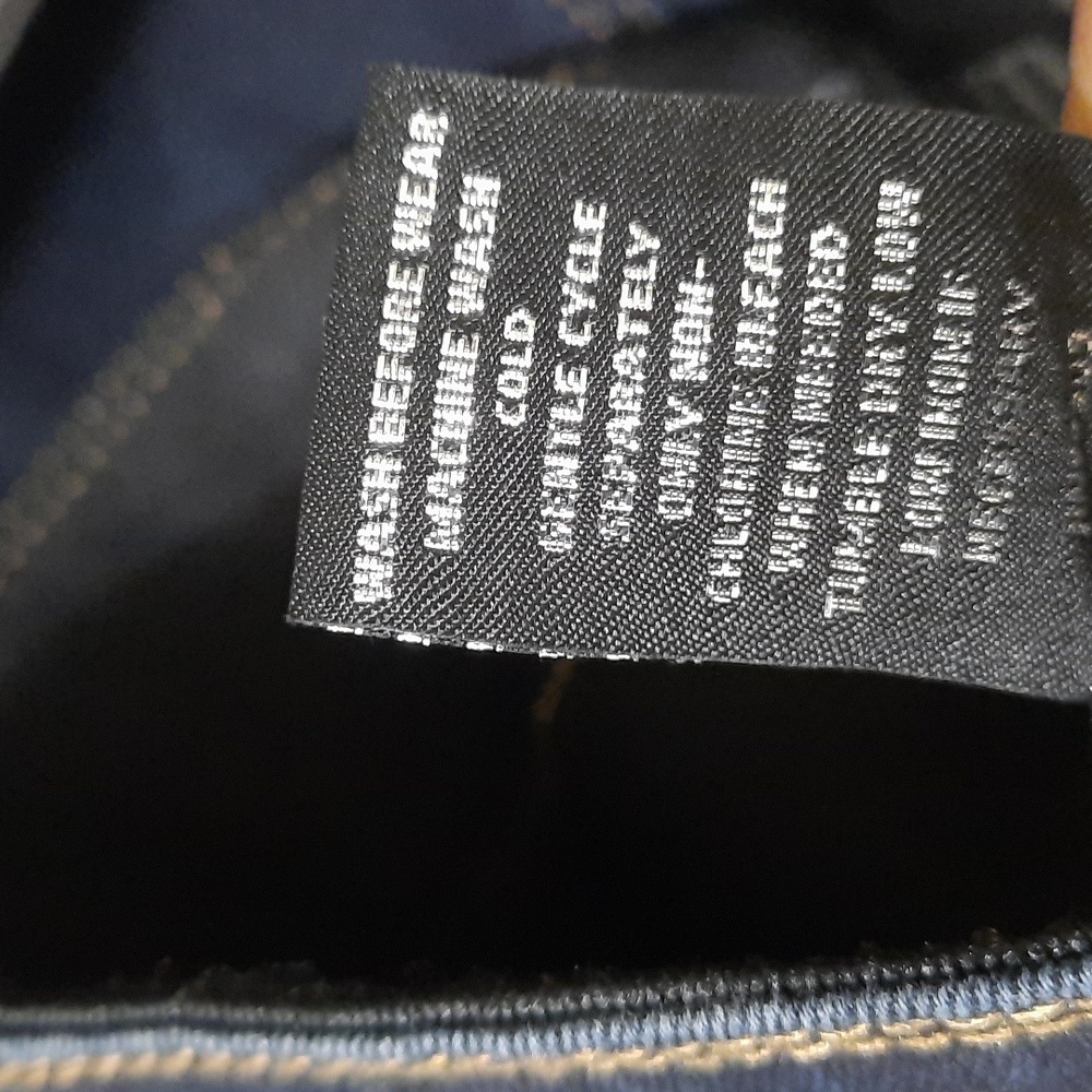 NWT SLIM FACTOR BY INVESTMENTS MIDNIGHT WASH ANKLE DENIM JEANS SZ 3X - Picture 9 of 15